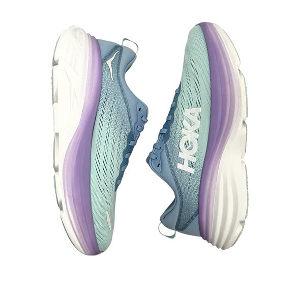 Hoka Bondi 8 Sneakers Airy Blue Sunlit Ocean Size 11 B Running Comfort Shoes - Picture 4 of 13